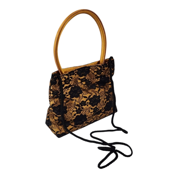 Clutch Bags Elegant Black Multicolor with Gold Detail Bundle Of Six - Picture 16 of 17